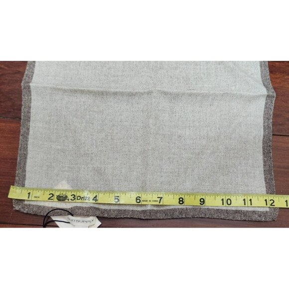 SUIT SUPPLY Pocket Square – Classic Plain Brown 12.5''x 12.5'' - Picture 6 of 8